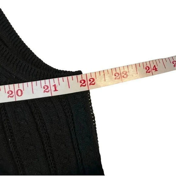 Foxcroft Women’s Size XXL Cable Knit Vest Top Green Supima Cotton Round Neck NWT - Picture 8 of 9